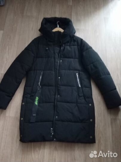 Пуховик женский длинный