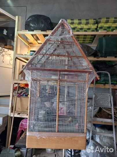 Большая клетка для птиц, бу