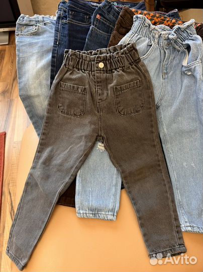 Джинсы для девочки 104