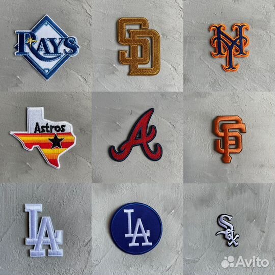 Нашивки на одежду MLB