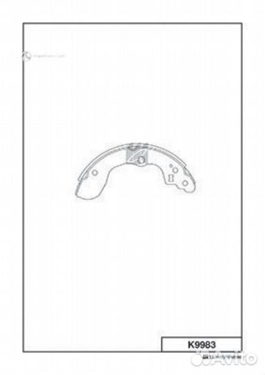 Колодки задние Suzuki SX4 06- K9983