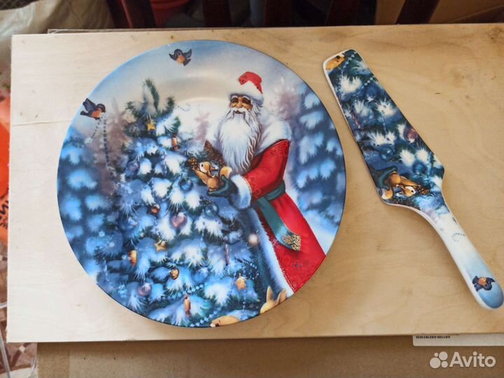 Блюдо для торта с лопаткой