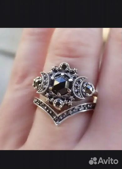 Кольцо, размер 19