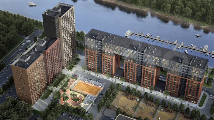 1-к. квартира, 38,4 м², 1/23 эт.