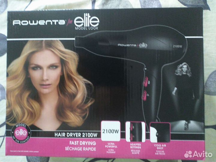 Фен Rowenta для волос новый