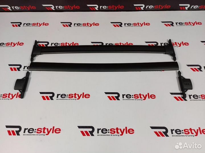 Рейлинги поперечные Toyota Prado 120 Черные S2088