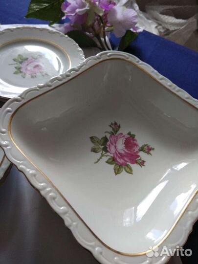 Салатник,блюдца винтаж