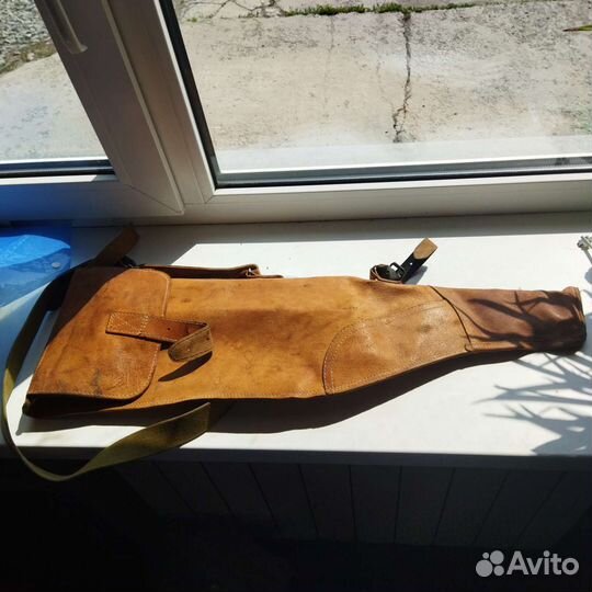 Кожаный чехол для ружья