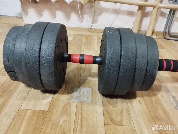 Гантели разборные
