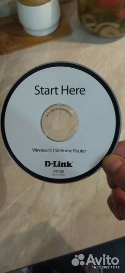 Роутер D-Link/DiR-300/CD диск