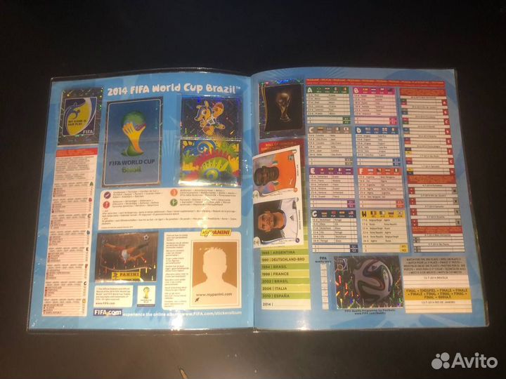Сет+Альбом Panini Чемпионат мира 2014 в Бразилии