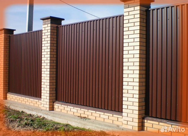 Забор из профлиста