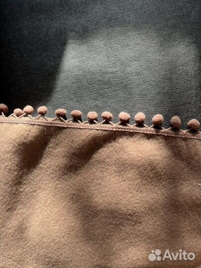 Плед коричневый новый