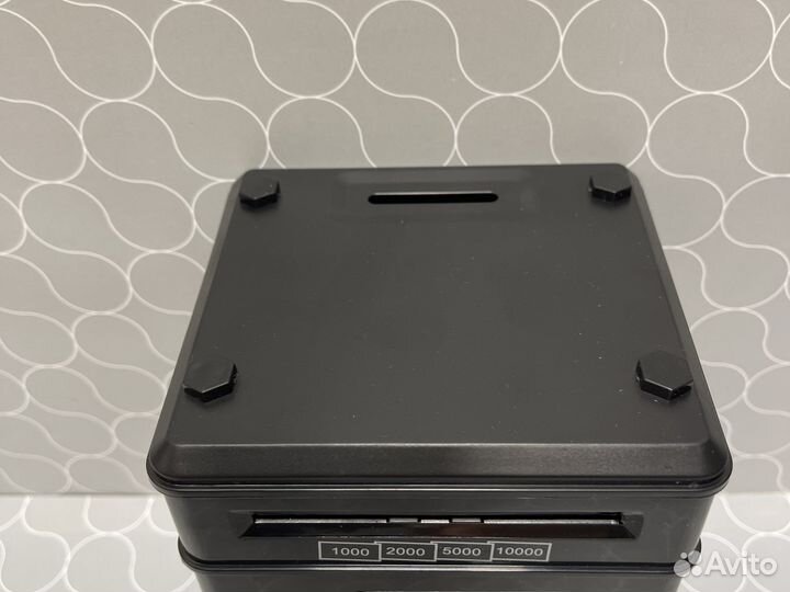 Копилка детская Сейф кодовый черно-серый