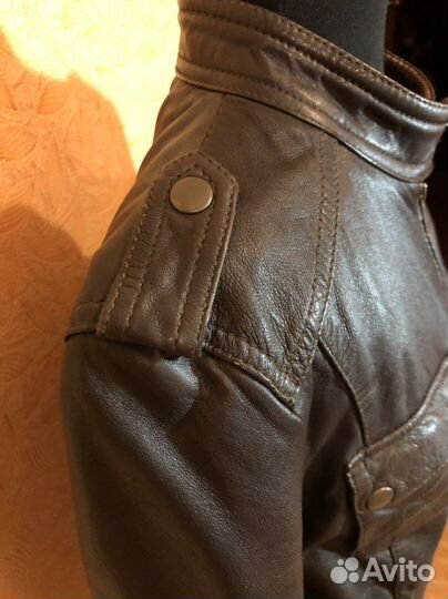 Куртка женская натуральная кожа Mango 42-44