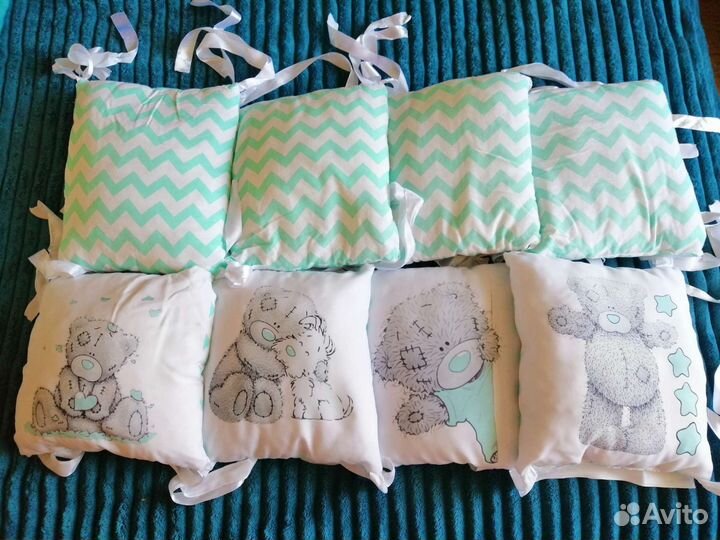 Бортики подушки в детскую кроватку