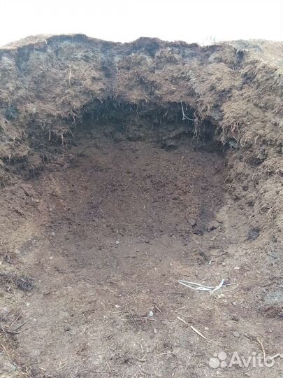 Конский навоз перегной