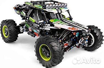 Конструктор Mould King 18002 Зеленый багги 4WD с д