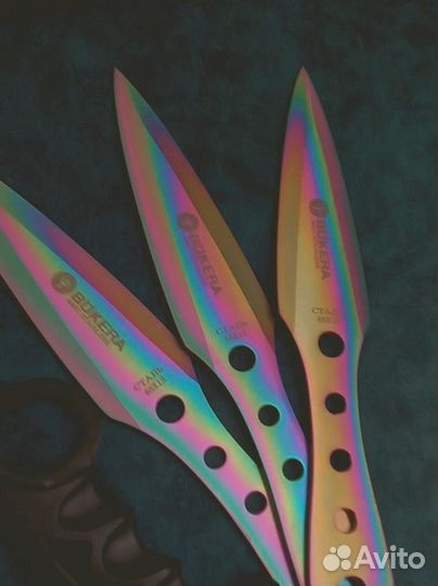 Ножи метательные, спортивные, перламутровые