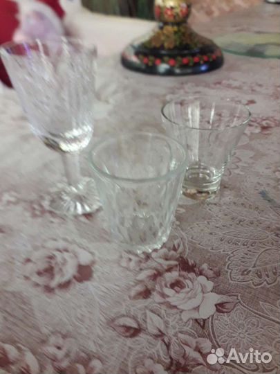 Рюмки, стопки, фужеры, стаканы СССР