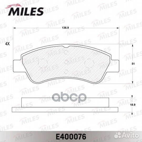 Колодки тормозные citroen C4 03/peugeot 307/PA