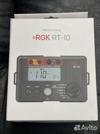 Мегаомметр RGK RT-10