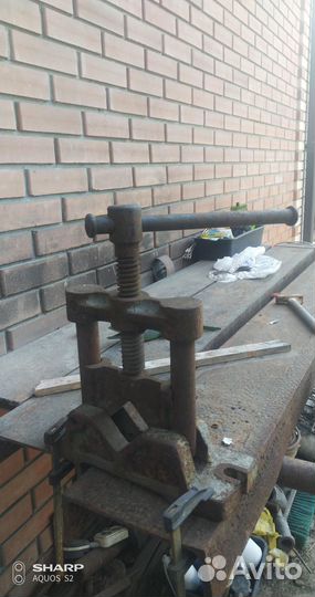 Тиски трубные + струбцины ваймы