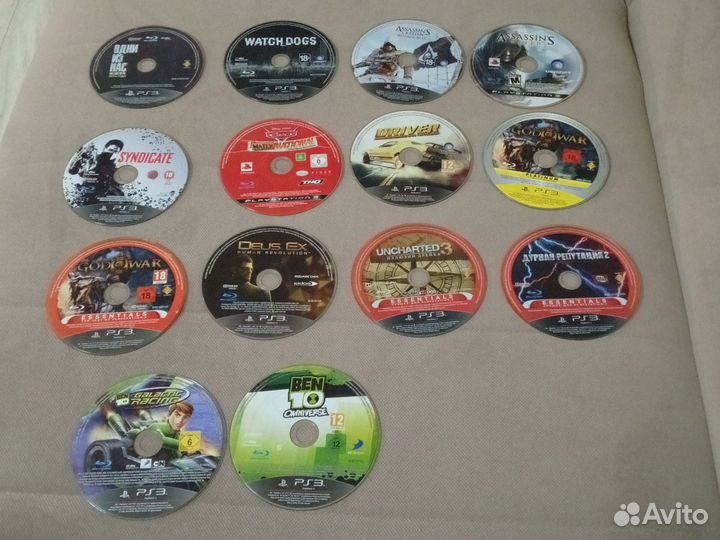 Диски на ps3