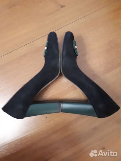 Туфли вечерние 38,5,замшевые