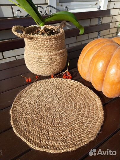 Салфетка джутовая