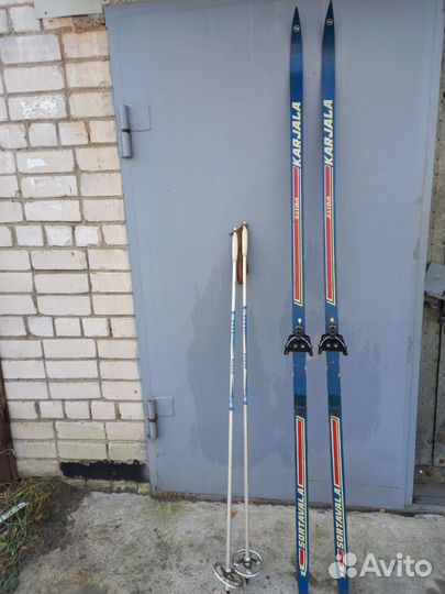 Беговые лыжи деревянные