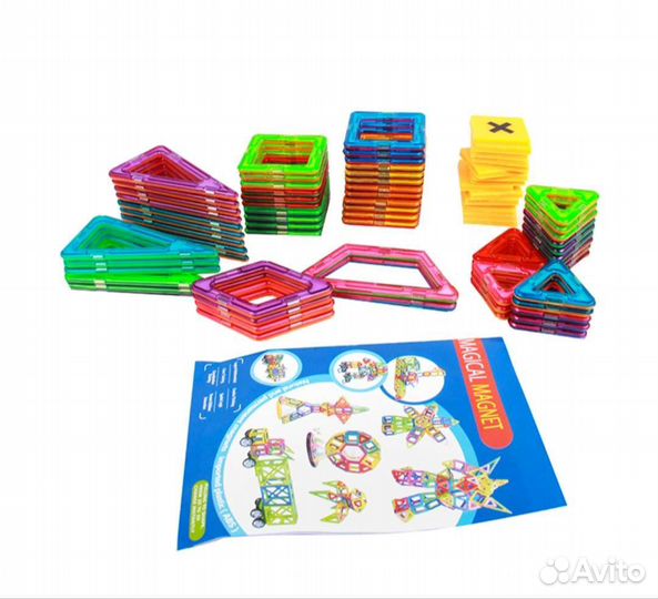 Конструктор магнитный 77 деталей