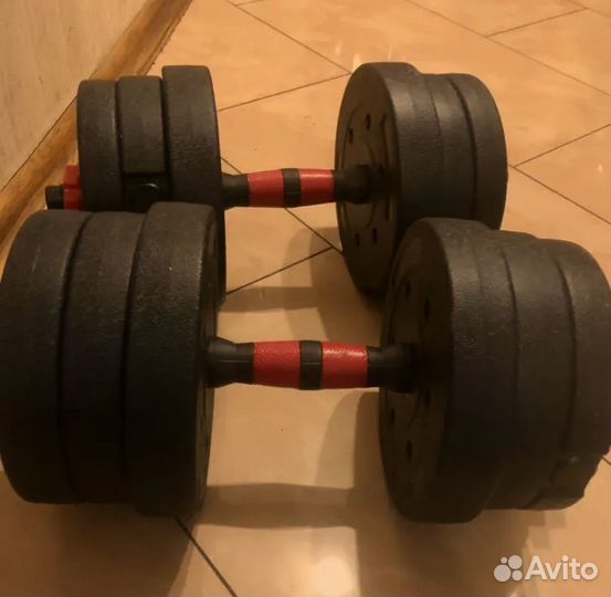 Гантели разборные
