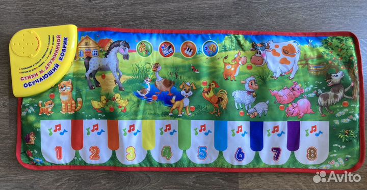 Детский коврик музыкальный