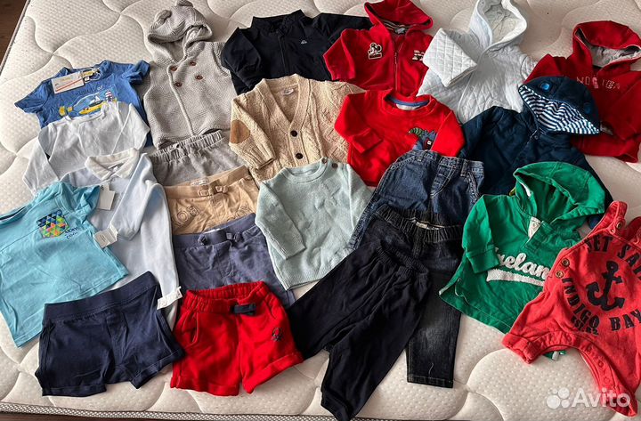 Вещи известных брендов на мальчика 56-62