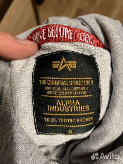 Худи Alpha industries