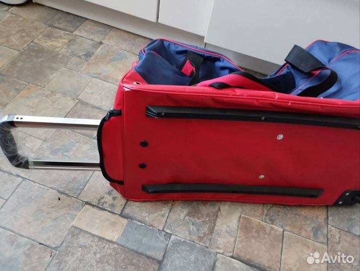 Хоккейный баул 29 премиум синий-красный