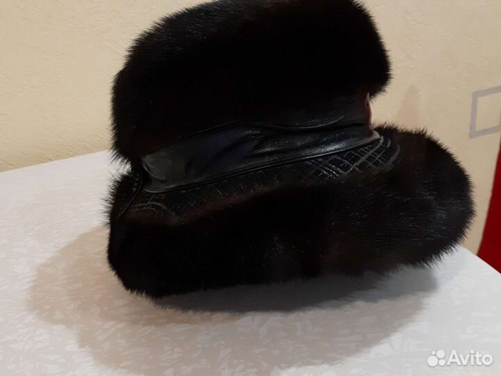 Шапка норковая женская бу