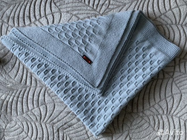 Плед детский вязаный