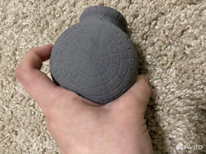 Домик для рептилий,серый и оранжевый