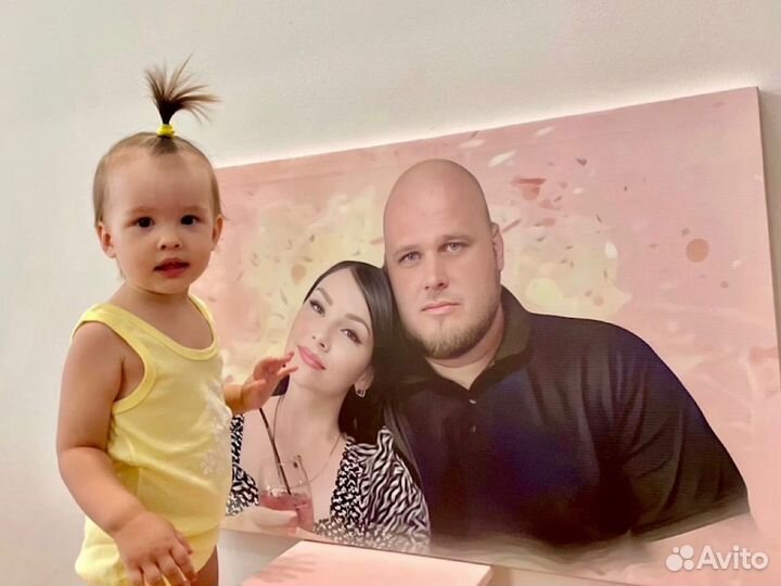 Портрет на холсте по фото