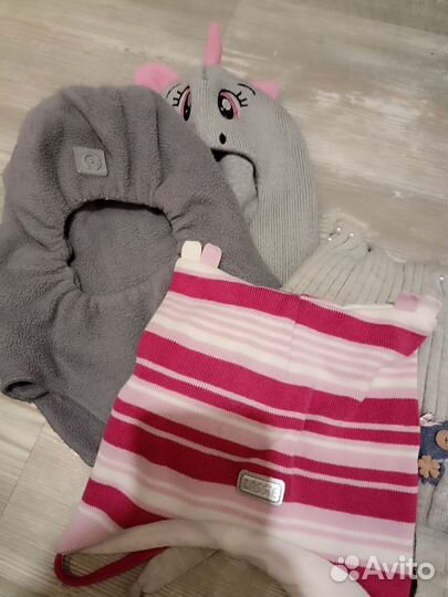 Шапки для девочки на 1-2