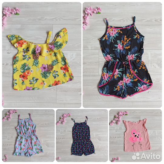 Пакет летней одежды для девочки 7-8 лет