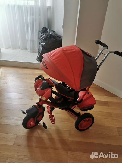 Детский велосипед с ручкой бу