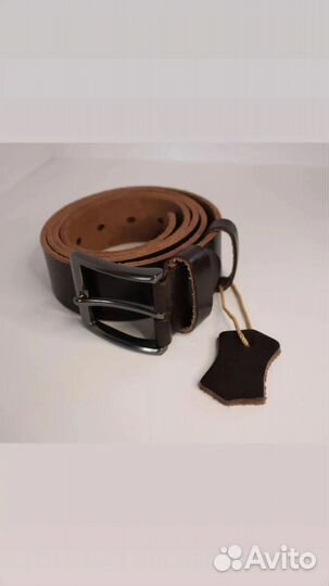 Ремень мужской, натуральная кожа, мягкий