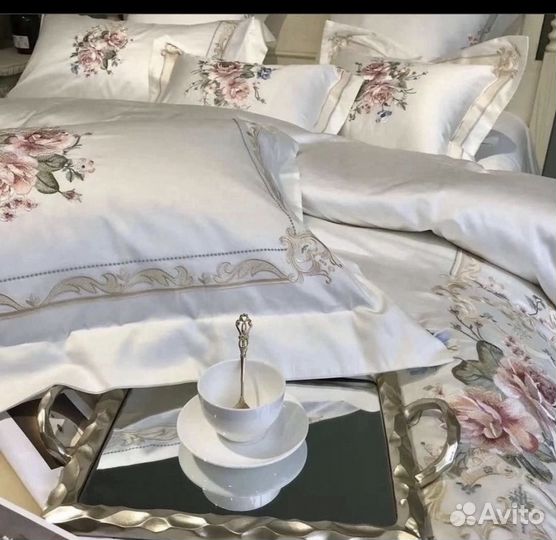 Постельное белье Maison D*OR Премиум Сатин вышивка