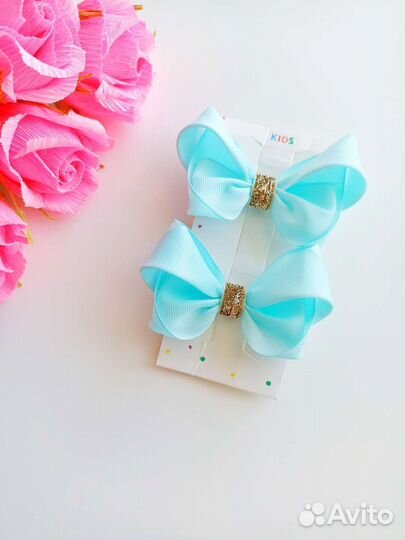 Бантики для волос ручной работы