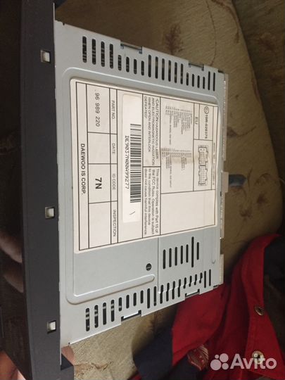 Продам штатную магнитолу шевроле авео без usb