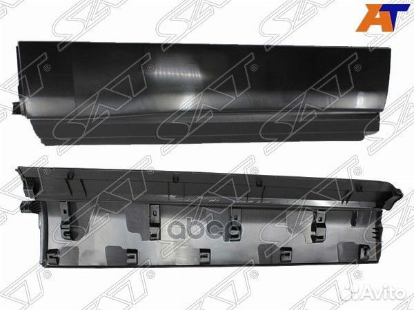 Накладка на заднюю дверь toyota highlander 13-20