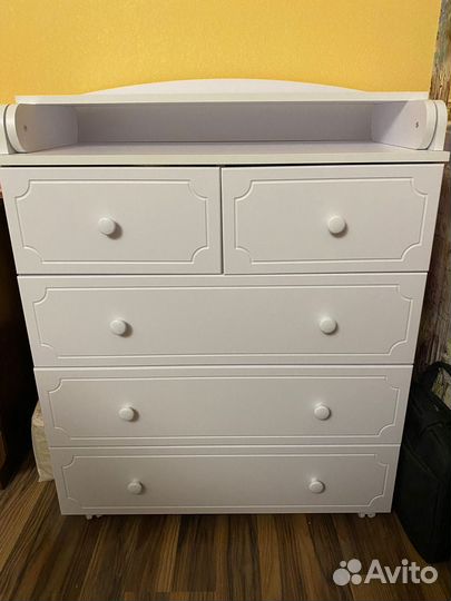 Пеленальный столик с комодом